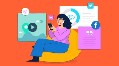 create social media content